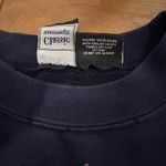 Kitsch Snowman & Bear Sweatshirt, Navy Blue, Size Large Blue Photo 4