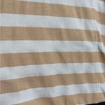 Duffield Lane Striped Tan White Blue Dress Size M Photo 2