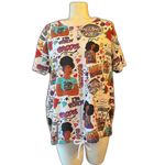 On Fire  Melanin Queen Tunic Top Tie Waist 1X Photo 1