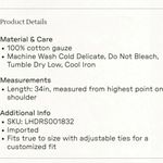 Natural Life  Dakota Tie Back Mini Dress Patchwork Green Floral Vines large Photo 2