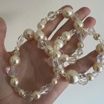 3 Stretch Bracelets White Photo 6