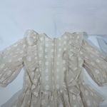 FREE THE‎ ROSES FLORAL PRINT RUFFLE BLOUSE BOHO FREE SPIRITED AESTHETIC XS IVORY Photo 1