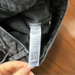 ASOS High Rise Farleigh 'Slim' Mom Distressed Denim Jeans Washed Black Size 26 Photo 13