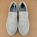 J/SLIDES NYC  Women's Gray Suede Leather Slip on Sneaker Shoes Size 11 Photo 3
