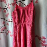 LC Lauren Conrad Women's  Pink Lace Dress Size 2 Photo 0