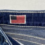 True Religion Women's Blue Jeans Size 30 Becky Flap Pockets Stretch Photo 8