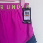 Under Armour NWT Pink and Navy Athletic Shorts for Performance - Small Photo 2