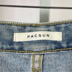 PacSun  Classic 90's Boyfriend Size 24 Blue Ripped Straight Leg Jeans Thrashed Photo 5