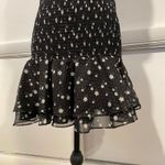 The East Order Black and white floral and polka dot print dress. brand is  size M Photo 3