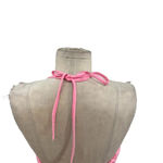 White Fox Boutique  The Long Run Mini Dress Pink Halter‎ Bodycon Size XL Photo 8