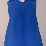 City Studios Blue Strapless Dress Prom/ Semi Formal Dress Size 3 Photo 1