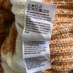 American Eagle  Size Medium Women's Teen Girl Striped Brown and Cream Sweater Photo 6