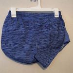Nike Tempo Dri-Fit Women's Running Shorts Blue Stripe Lined Photo 9