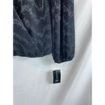 NWT INC International Concepts Sparkle Surplus Top Size Small Black Photo 3