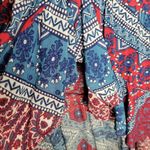 Ba&sh USSO FRAMBOISE MIXED PRINT HI LOW RUFFLE DRESS FRAMBOISE 0 USA 4 Photo 9