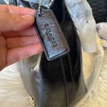 Coach CR652 Glazed Leather Juliet Shoulder Bag Crossbody-Black Photo 9