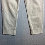 J Jill Denim High Rise Straight Leg Crop PantsSize 8P Denim Light Sage Green Size 8 Photo 6