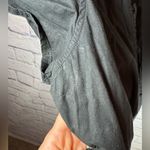 Converse solid black casual dress vneck women’s size large Photo 3