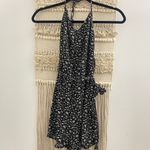 Urban Outfitters Floral Print Halter Romper Photo 4