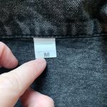 SheIn  Fringe Black Cropped Denim Jacket M Photo 2