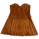 Anthropologie Mare Mare Strapless Corset Pleated Mini Dress Photo 6