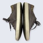 Lucky Brand Loucia Gray Suede Leopard White Sole Lace Up Sneaker 7.5 Photo 5