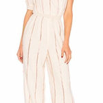 Tularosa NEW  Bobbi jumpsuit rose pink stripe women’s‎ size large Photo 0