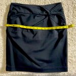 H&M  Black Pencil Skirt Softly Structured Bodycon With Exposed Zipper Size 8 Photo 3