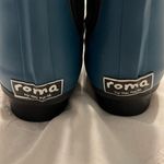 Roma  Chelsea Matte Short Rain Boots Women’s Size 7 Waterproof Teal Blue Photo 9