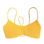 Hollister , small, yellow bikini tie top Photo 0