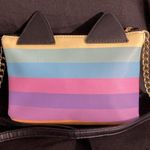 Betsey Johnson Betsy Johnson Rainbow Cat Bag. NWOT Never used. 9” Long x 6” Wide x 6” Deep. Photo 1