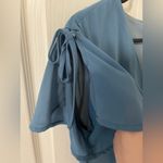 Lulus Blue Dress with Leg Cut-Out Photo 2