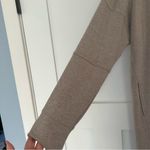 118. Renuar Hoodie Sweatshirt Dress with pockets Tan Size M Photo 5