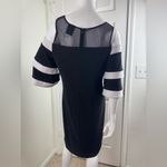 Cartise Draped Sleeve Cold Shoulder Dress, Size 6. B13 Black Photo 7