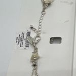 Style & Co Mixed Bead Multi-Row Ankle Bracelet in Silver-Tone NWT MSRP $25 Photo 3