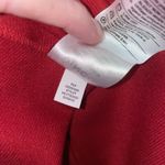 Vince  Asymmetric Drape Skirt Crimson Women Size 10 Red Midi Wool Office Career Photo 6