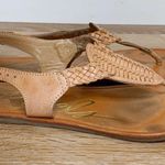 Rebels Women’s Size 7 Leather Huarache Braided Sandals Brown Photo 3