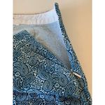 Dockers  skort blue paisley size large ? Photo 7