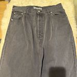 MOTHER SNACKS! The Pleated Fun Dip Puddle Gray Size 30 Photo 5