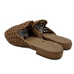 Birdies The Phoebe Woven Mule Flats Rattan Faux Leather Tan Size US 5.5 Photo 7