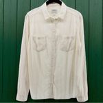 FatFace  Ivory Embroidered Long Sleeve Buttonup Rodeo Cowgirl Peasant XS/S Photo 0