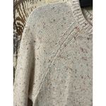 Loft Ann Taylor  cream confetti sweater dress, size Small Photo 2