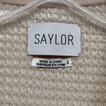 Saylor  Waffle Knit faux wrap Mini Dress Ruffle Trim Long Sleeve Wrap Dress Sz‎ S Photo 5