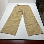 PacSun Low Rise Puddle Khaki Tan Womens Size Medium Pant Cargo Relaxed NEW Photo 14