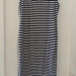 Motherhood Maternity  | white blue stripe sundress size small Photo 3