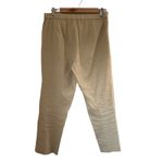 Theory Classic Minimalist Basic Pull On Eco Organic Crunch Khaki Pants Size 10 Photo 4
