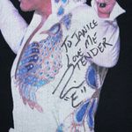 Gildan Tim E Show Unisex T Shirt Elvis Theme Graphic Print Black Cotton Signed Large Photo 3