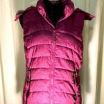 Green Tea Women's Purple Puffer Vest size L Photo 0