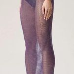 Nasty Gal Purple Diamante Maxi Skirt Photo 3