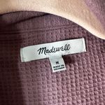 Madewell 100% Cotton Oversized Button Up Shirt Jacket Shacket Medium Mauve Pink Purple Photo 2